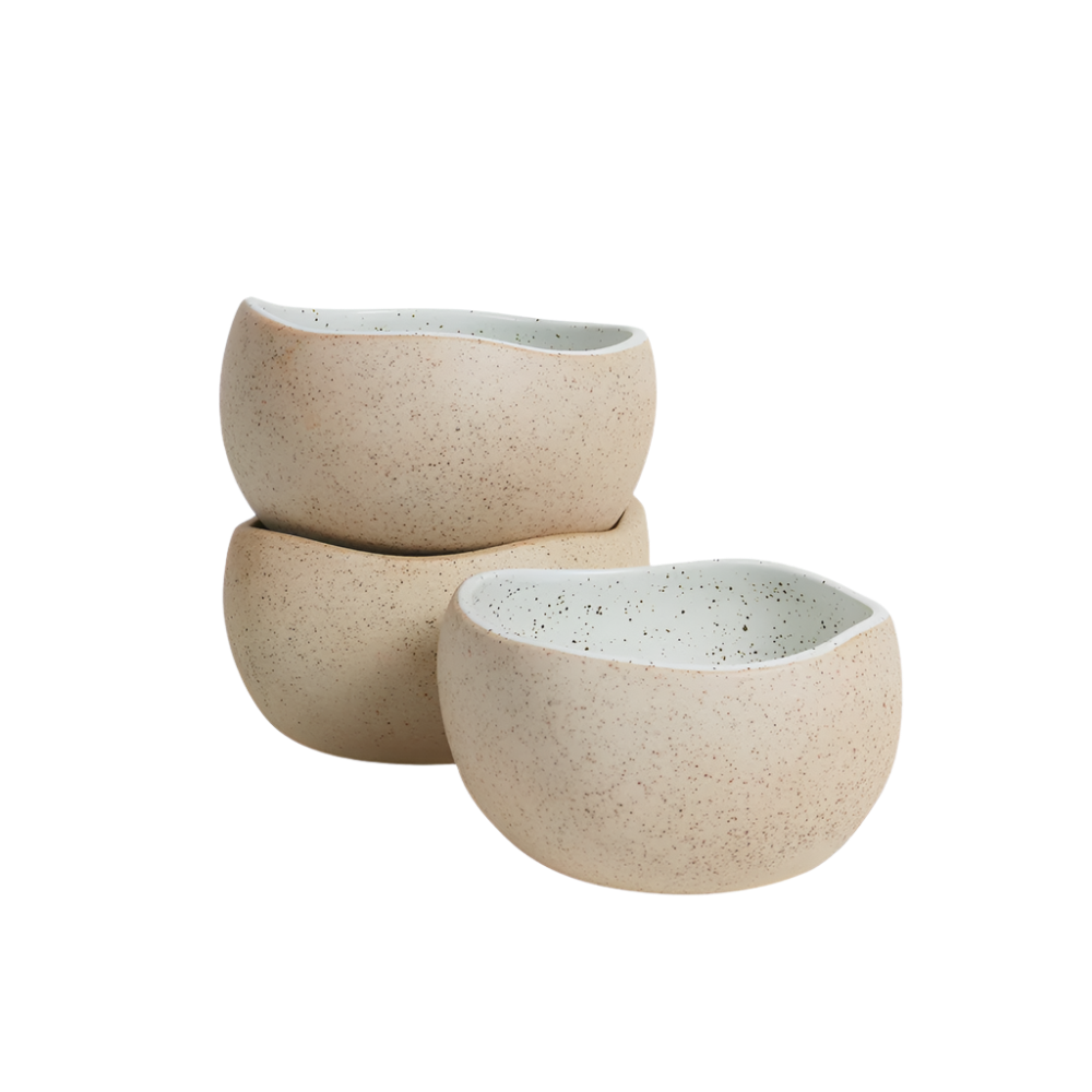 BOWLS 3PK - GRANITE GARDEN TO TABLE