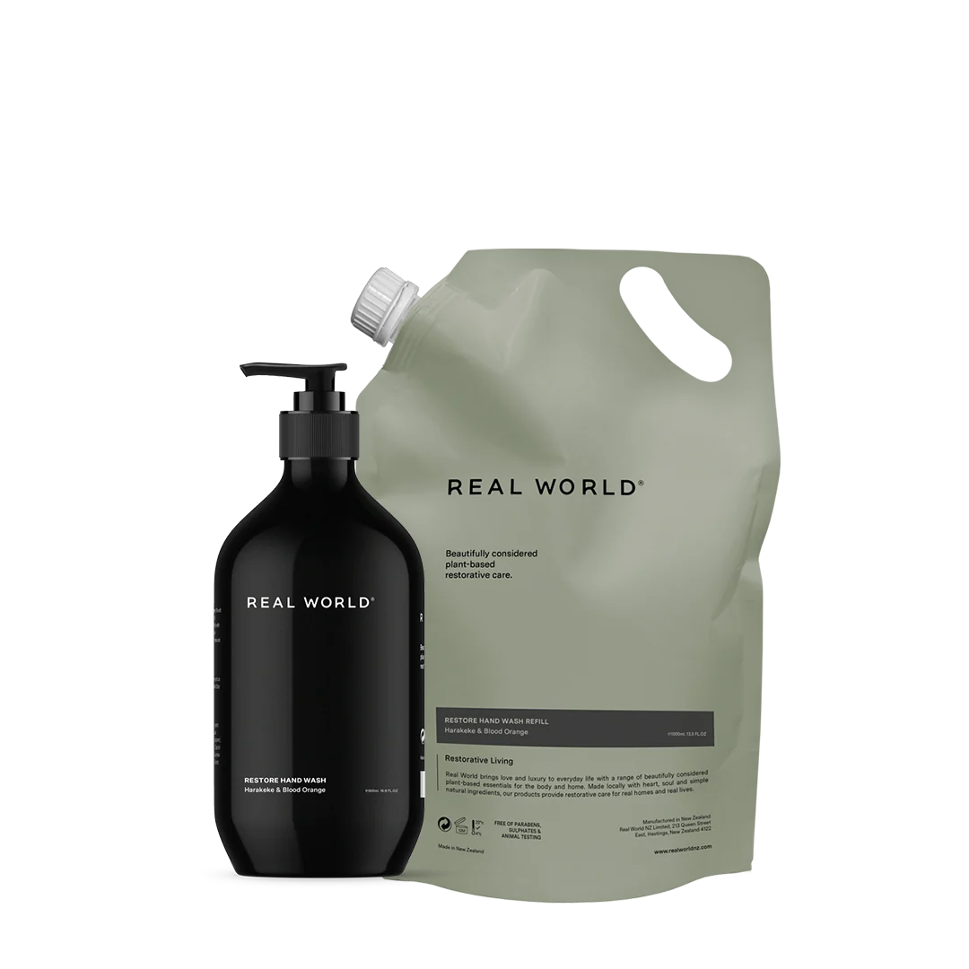Real World | Hand Wash Harakeke & Blood Orange | Refill