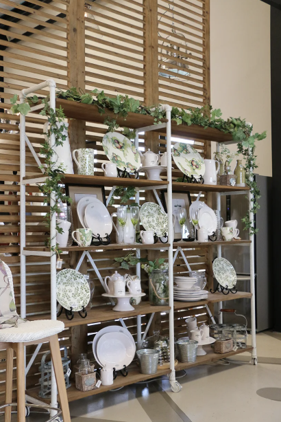Riveria Double Industrial | Old Pine/White Steel