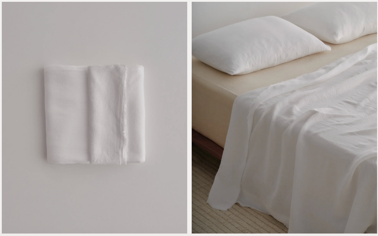Hale Mercantile | Flocca Linen Flat Sheet | Queen/King - Ayrton