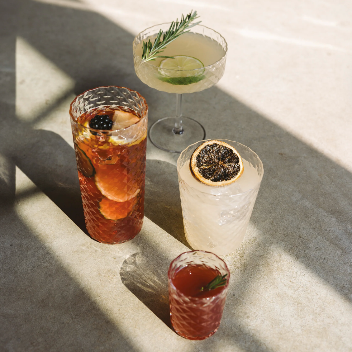 Mixology Highball Glasses Set of 4