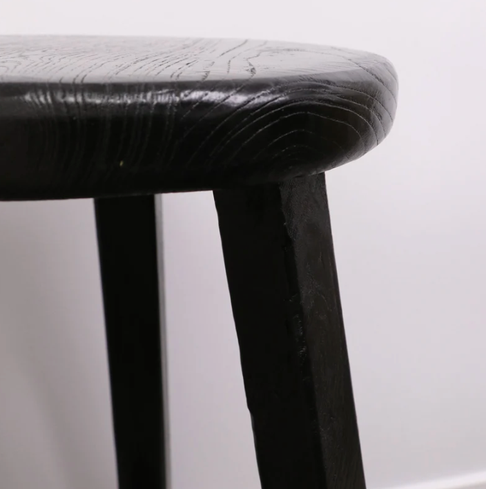 Round Parq Stool | Black