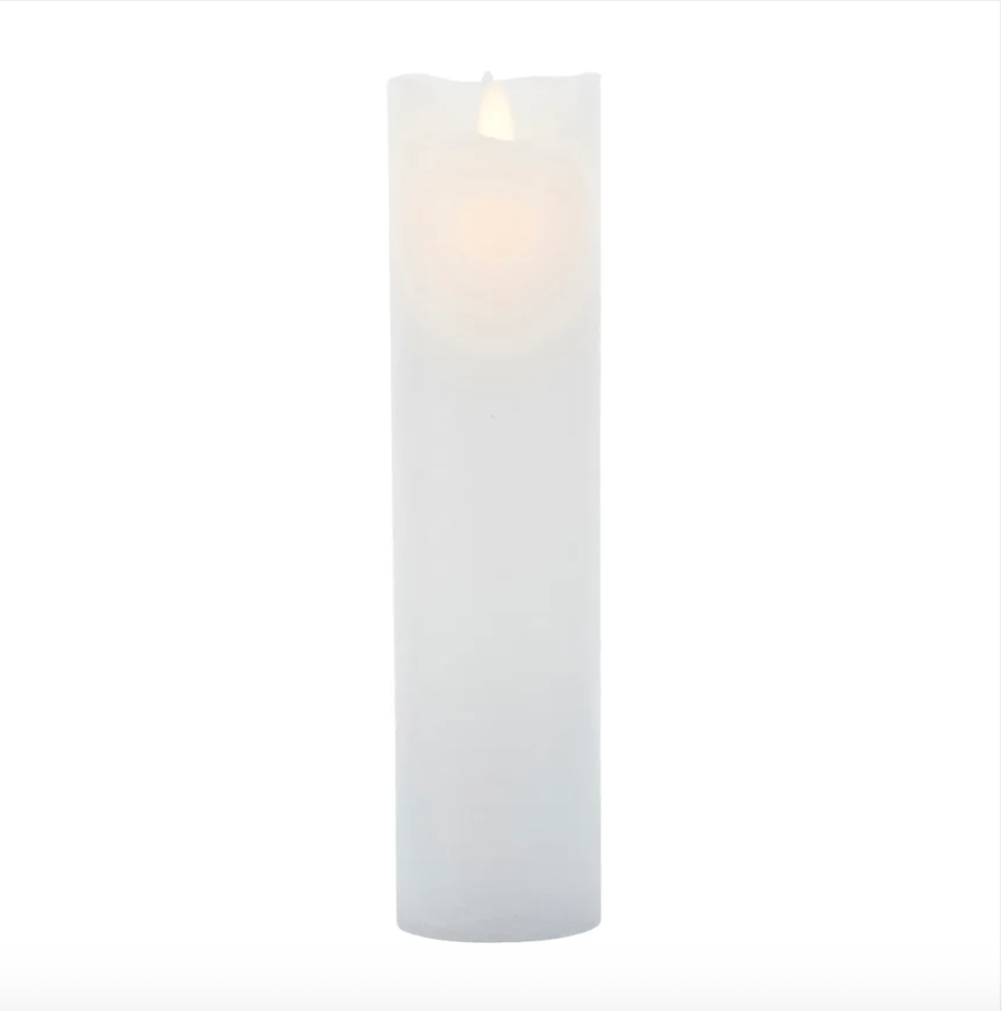 Sirius | Sara Led Wax Rechargeable Candle | White