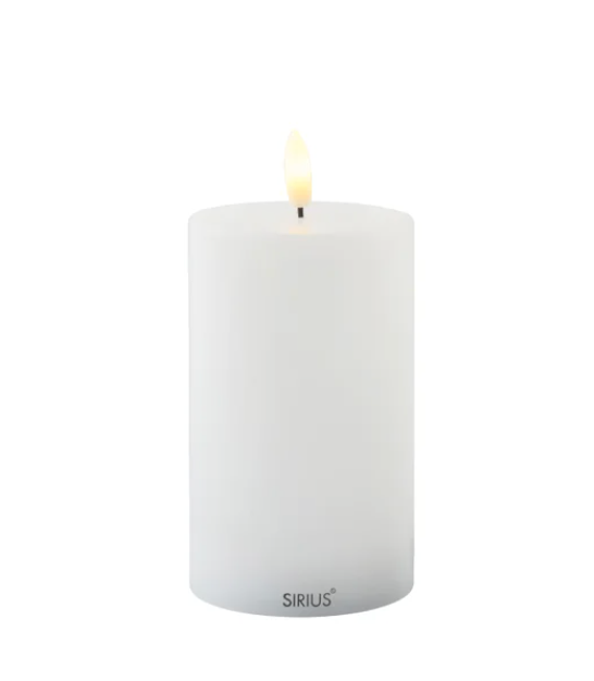 Sirius | Sille Outdoor Candle | White