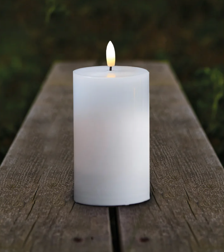Sirius | Sille Outdoor Candle | White