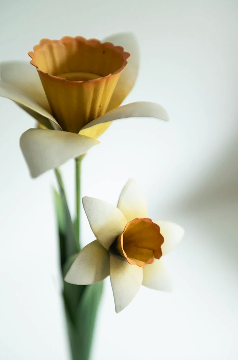 Daffodil Candle Holder Straw