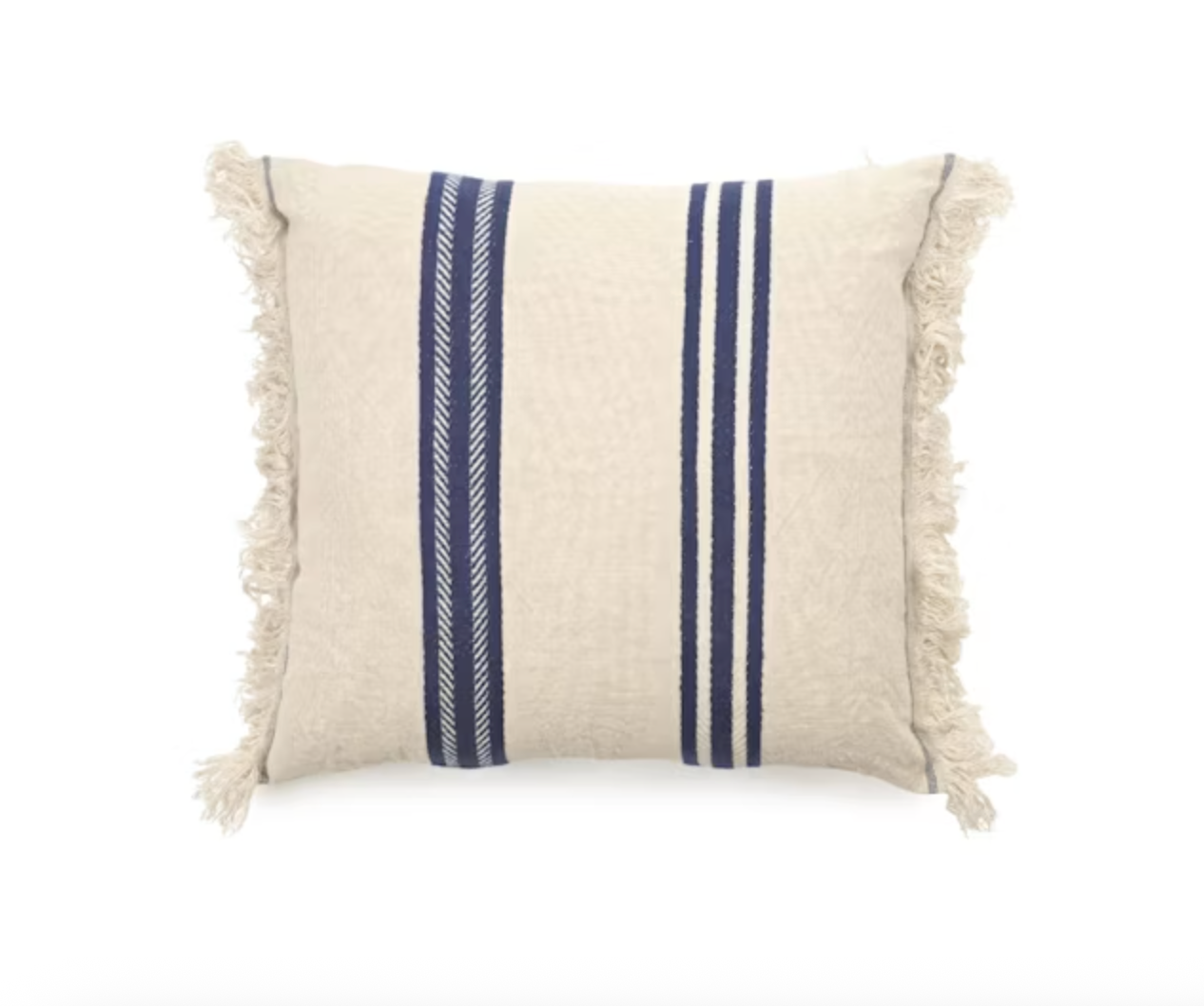 Libeco | Cushion Cover | The Indigo Stripe