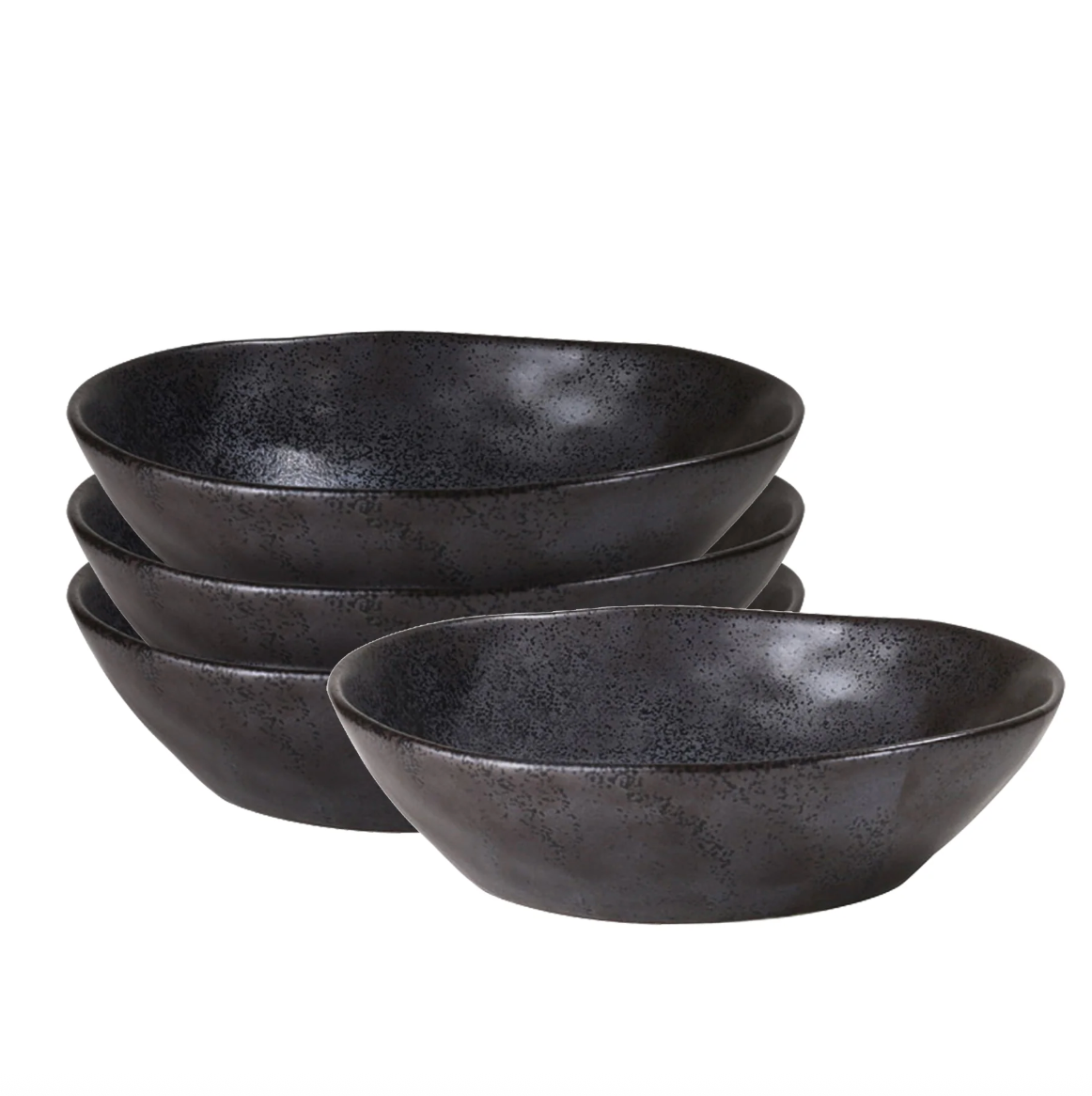 Earth Bowls | Black | Set of 4