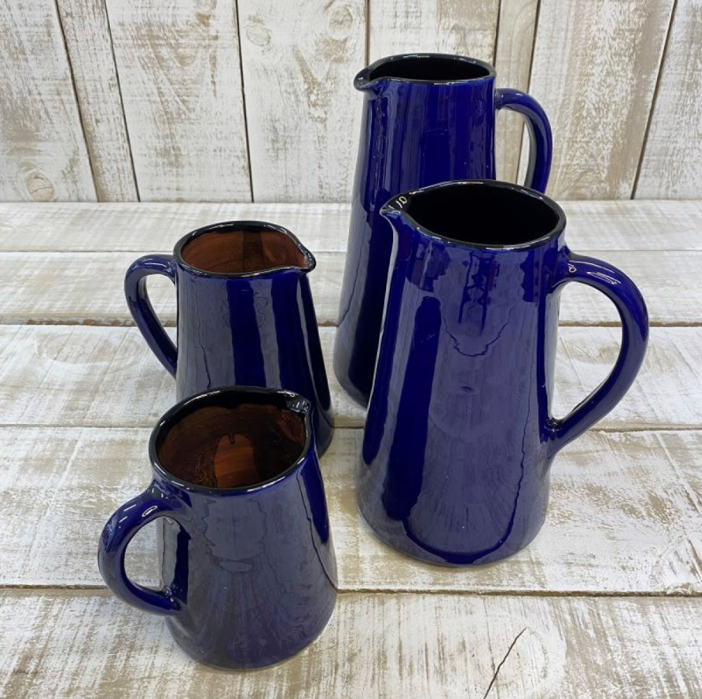 Spanish Teracotta Jug | Blue