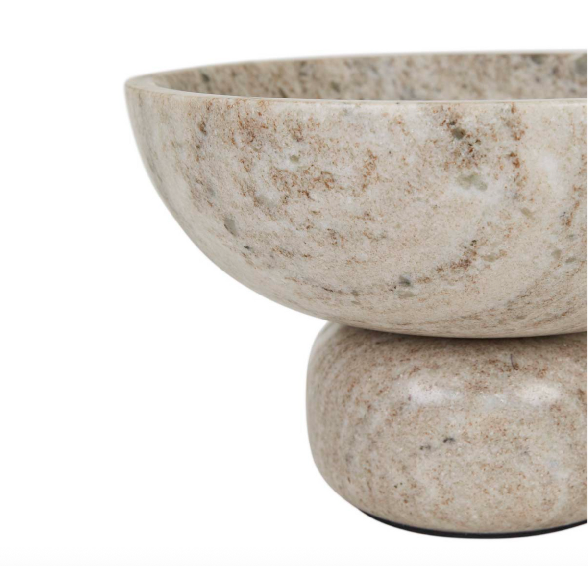 Rufus Indra Goblet Bowl | Oat Marble