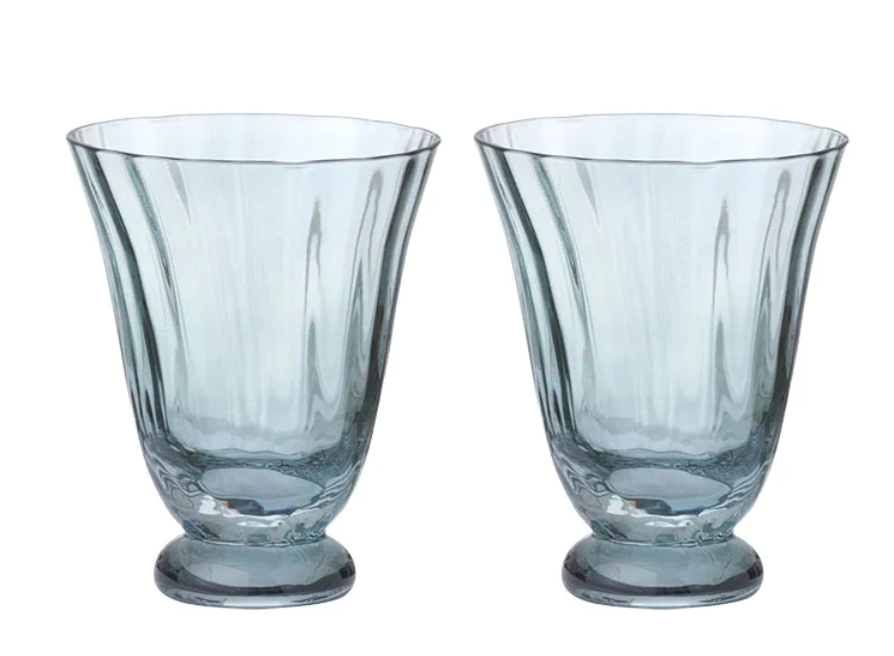 Trellis Water Glass | Topaz | Set of 2