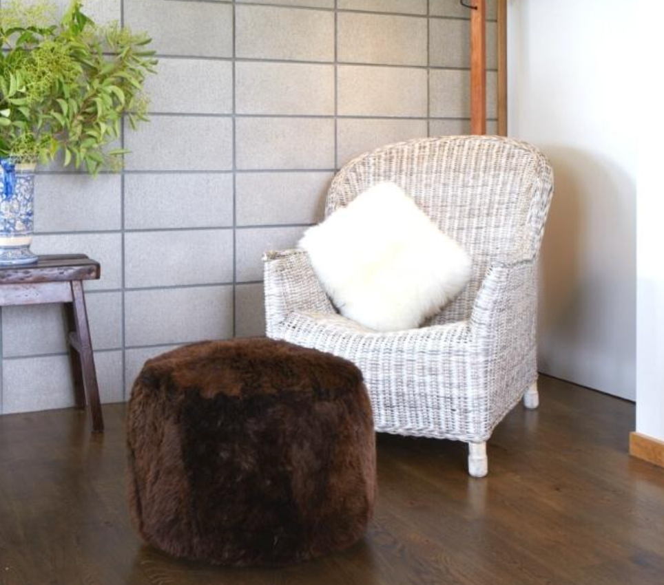 Wool Ottoman