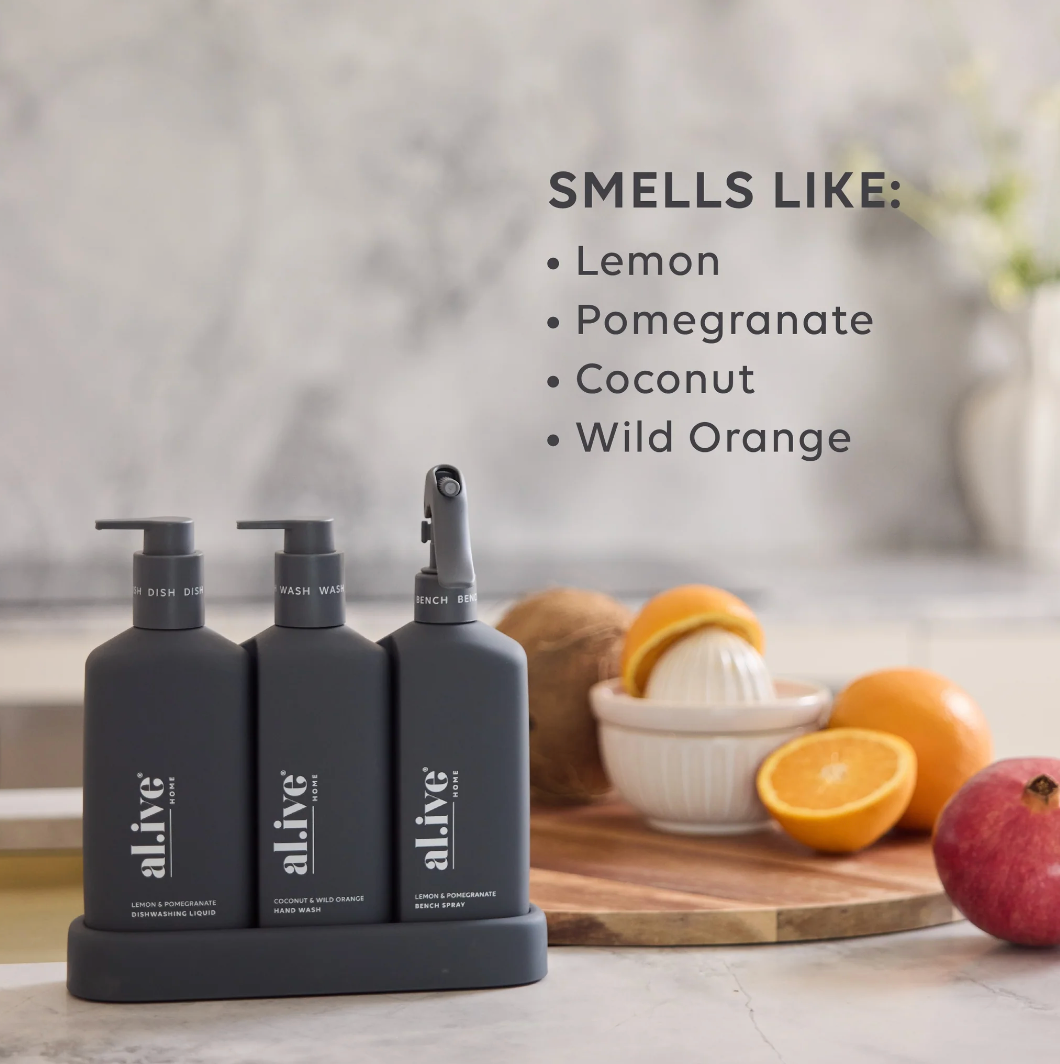 al.ive Kitchen Trio | Lemon & Pomegranate + Coconut & Wild Orange