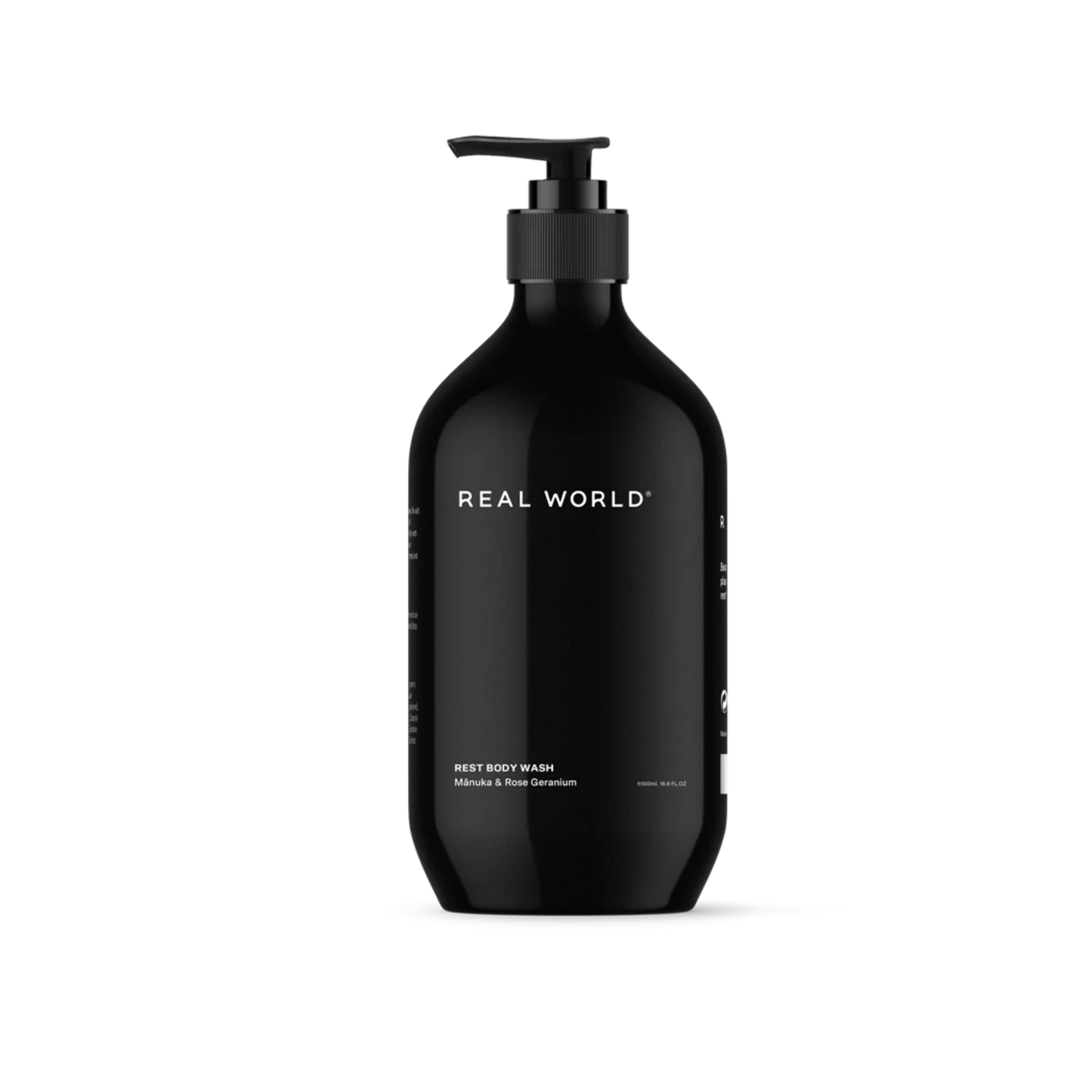 Real World Manuka & Rose Geranium Body Wash 500ml