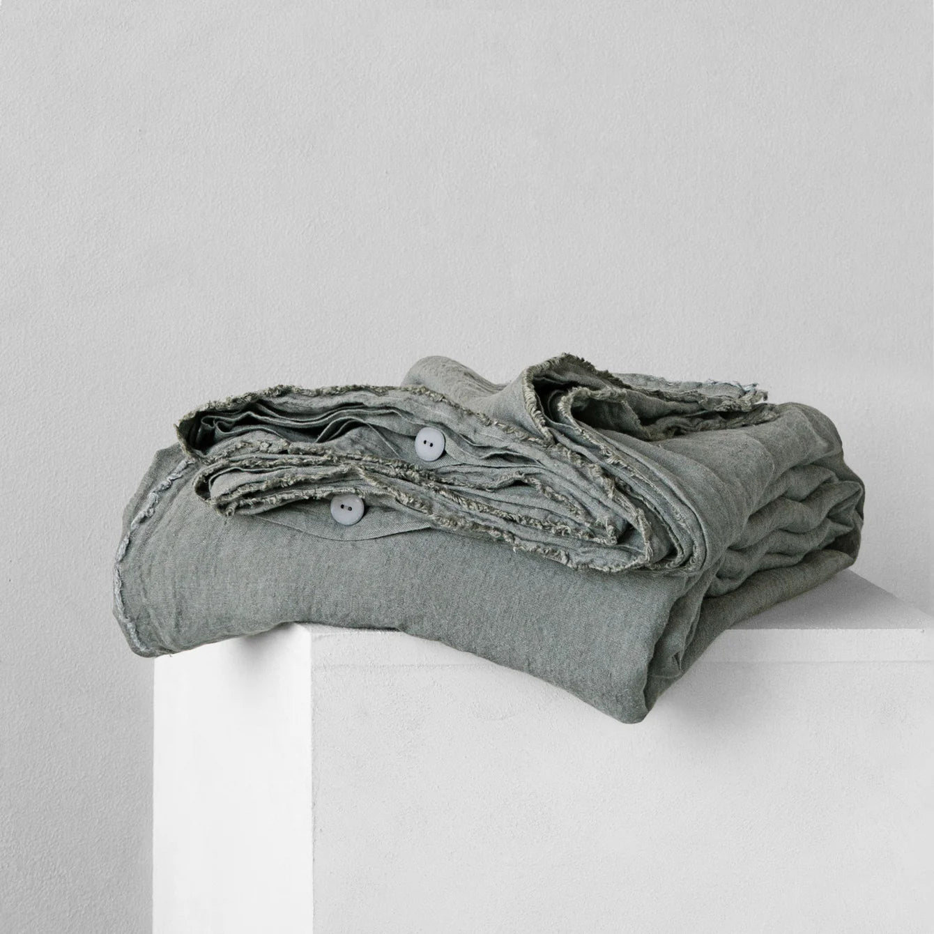 Flocca Linen Duvet Cover King