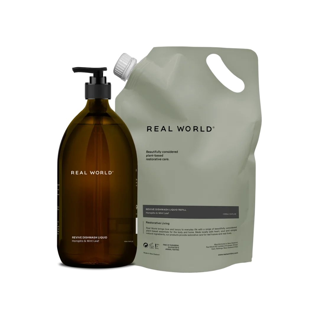 Real World | Dishwashing Liquid Koromiko & White Grapefruit | Refill