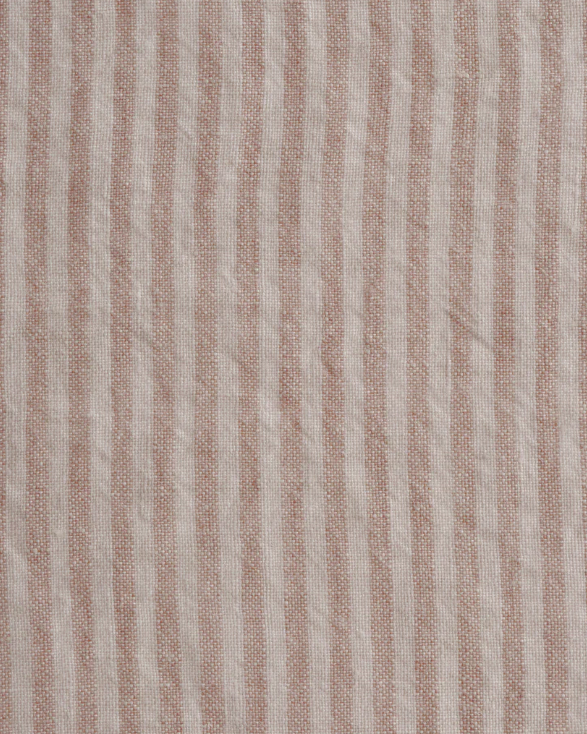Hale Mercantile | Basix Stripe Linen Bolster | Rosa/Floss