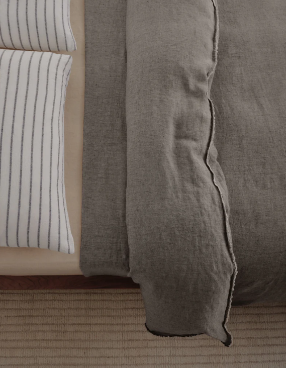 Hale Mercantile | Basix Stripe Standard Linen Pillowcase | Aryton/Nox