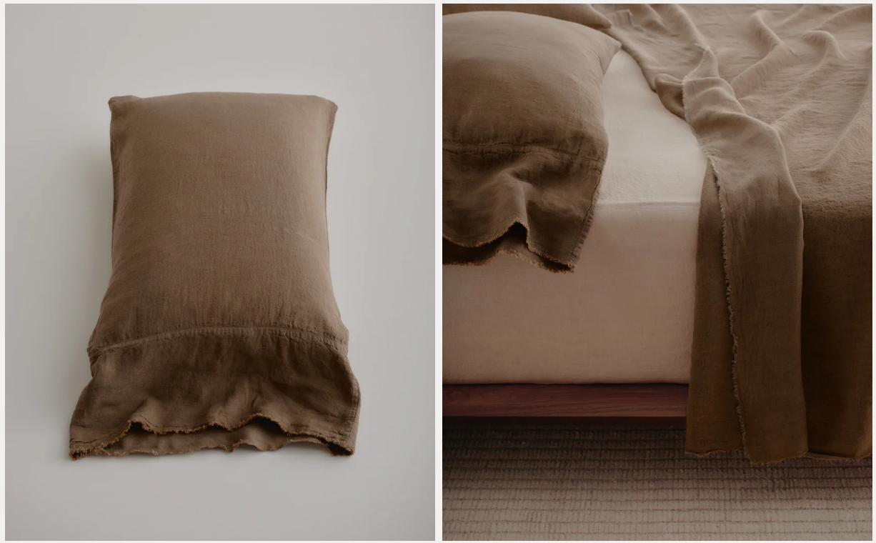 Hale Mercantile | Flocca Long Linen Pillowcase