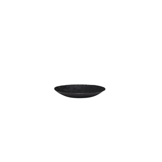Ankara Round Plate Black 170mm