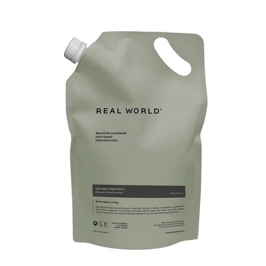 Real World Refill | Body Wash | Manuka & Rose Geranium