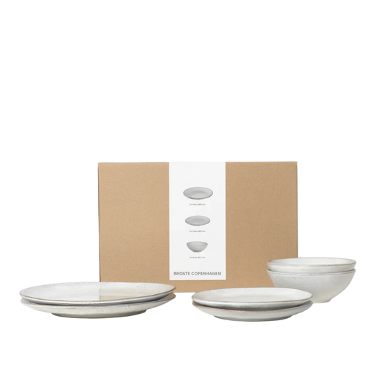 Broste Nordic Sand Dinner Set - of 2