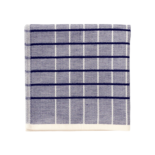BROSTE Teatowel Herman Small Squares - Maritime Blue