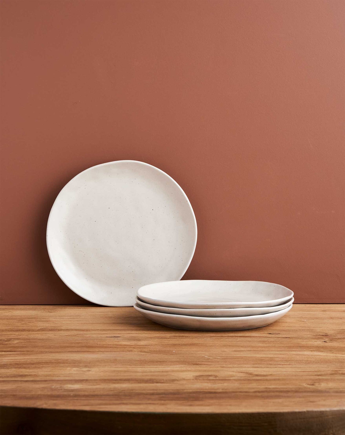 Side plates 21.5CM - Natural Earth - set of 4