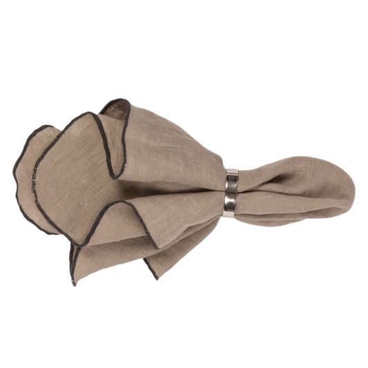 Gracie Napkin Eco Linen - Taupe