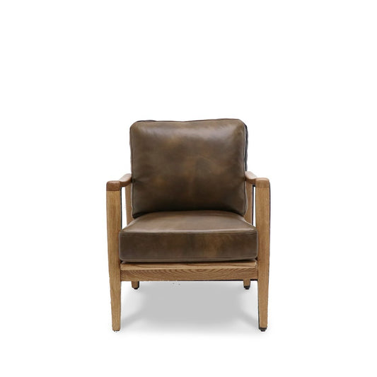 Martin Leather Armchair - Brown