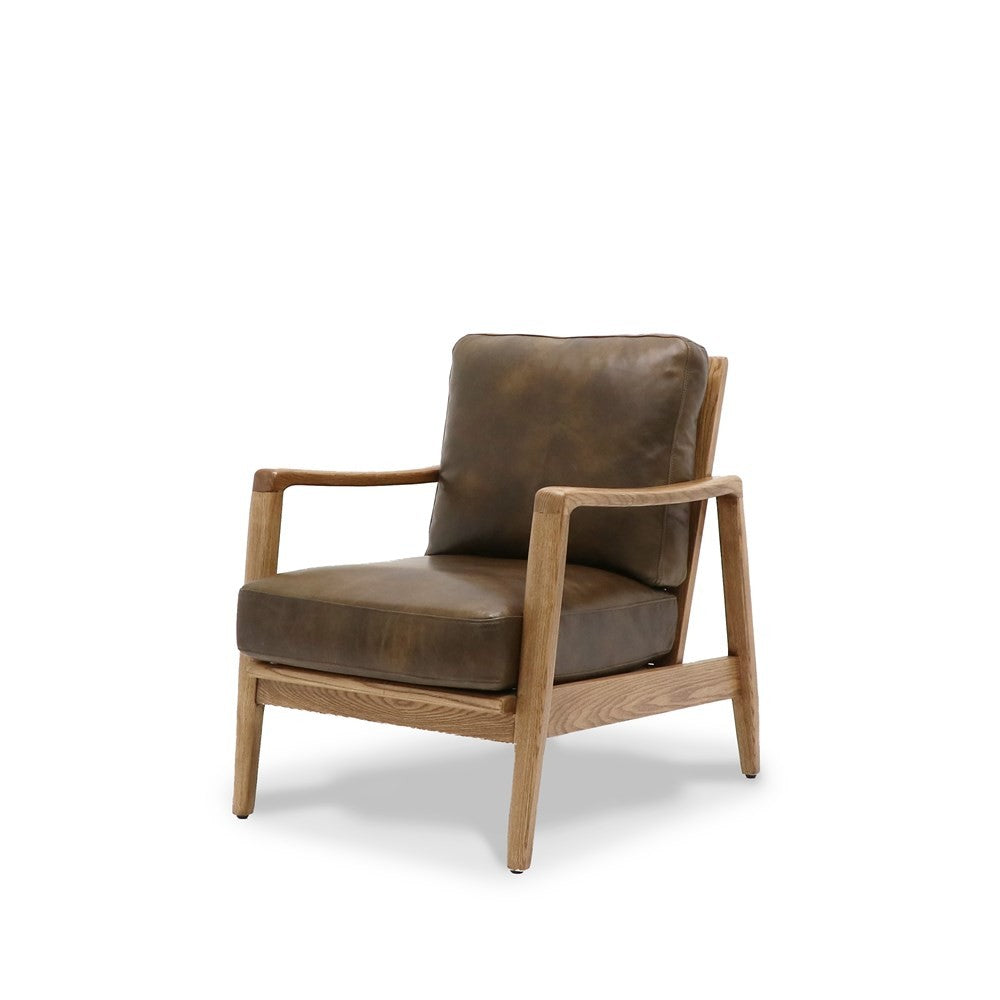 Martin Leather Armchair - Brown