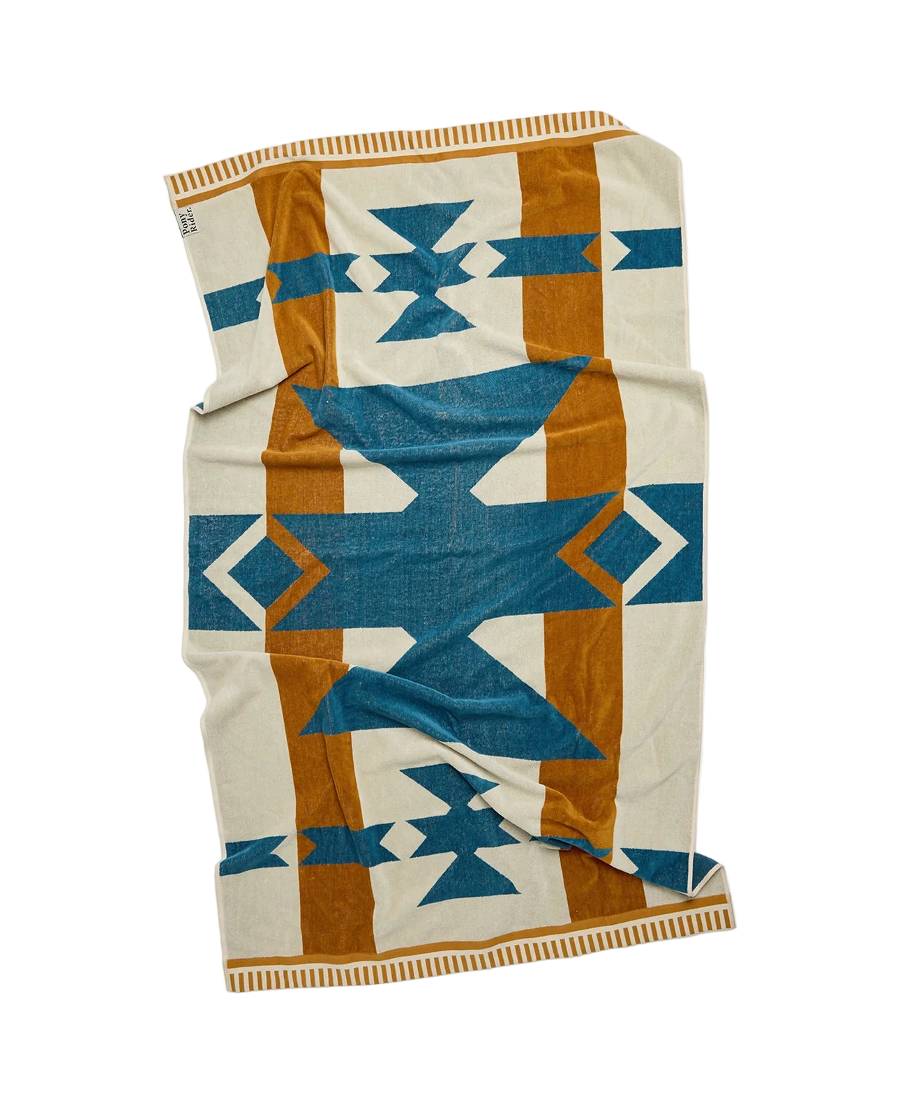 River Towel - Natural Blue 100x180cm