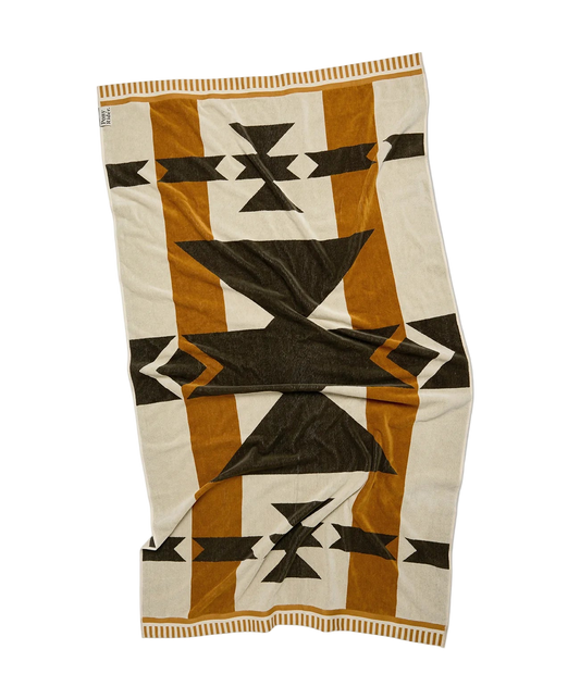 River Towel - Natural Khaki  100x180cm