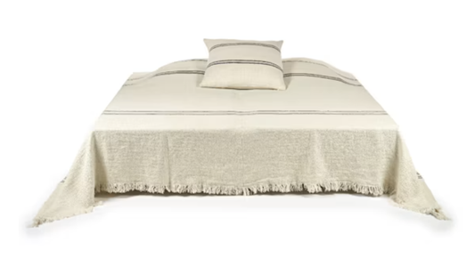 Libeco Auburn Stripe Coverlet