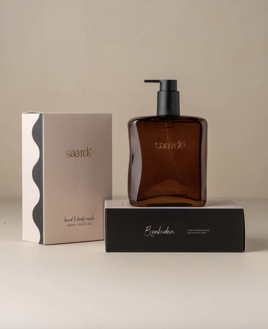 Saarde Hand & Body Wash Byakudan - Amber