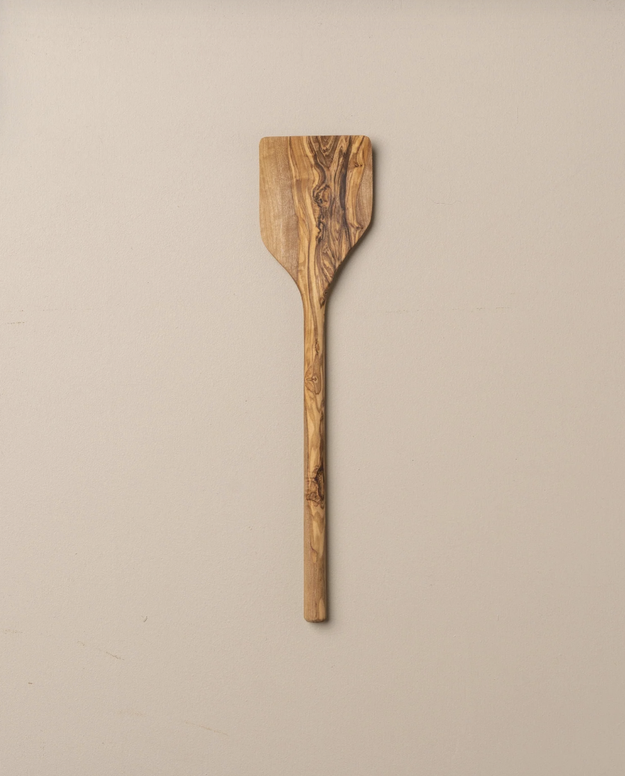 Saarde Olive Wood Angular Spatula