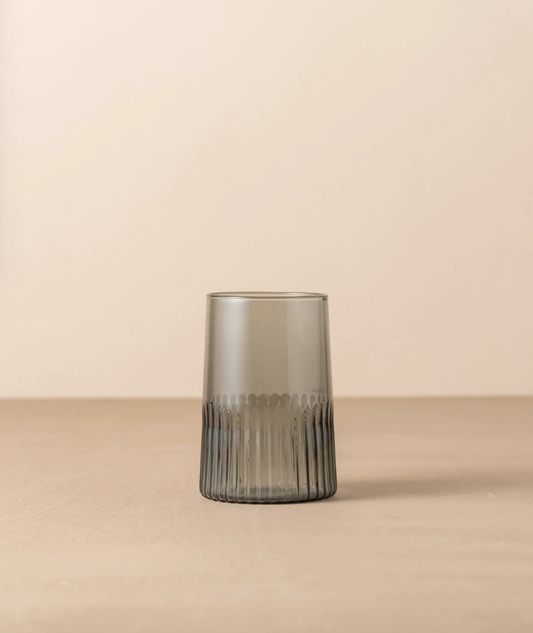 Saarde Large Water Glass Smoke - Set of 2