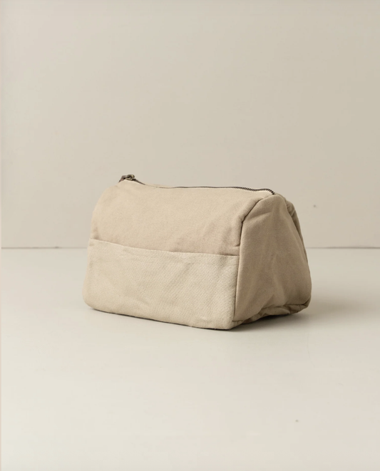 Saarde Journey Toiletry Canvas Bag - Clay