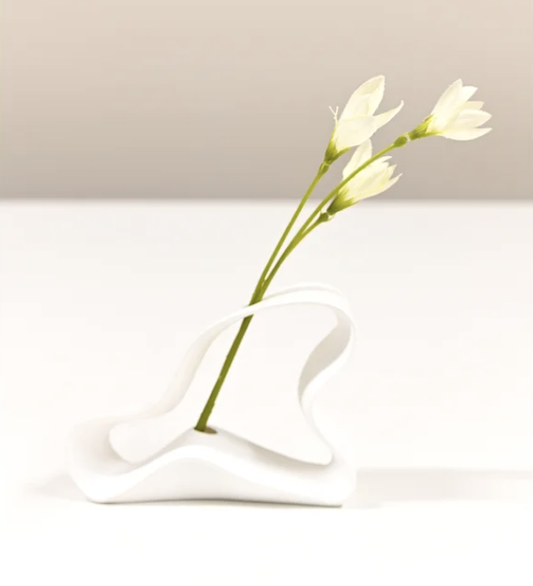 Infinity Ribbon Bud Vase