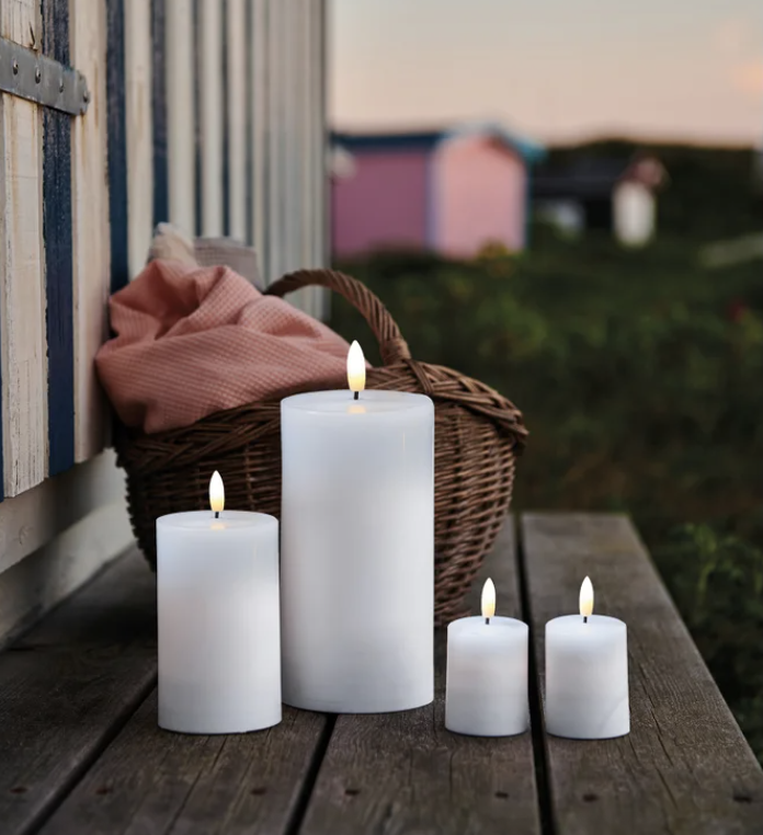 Sirius | Sille Outdoor Candle | White