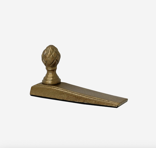 Acorn Door Stopper | Brass Antique Finish