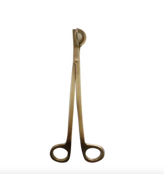 Candle Wick Trimmer | Brass Finish