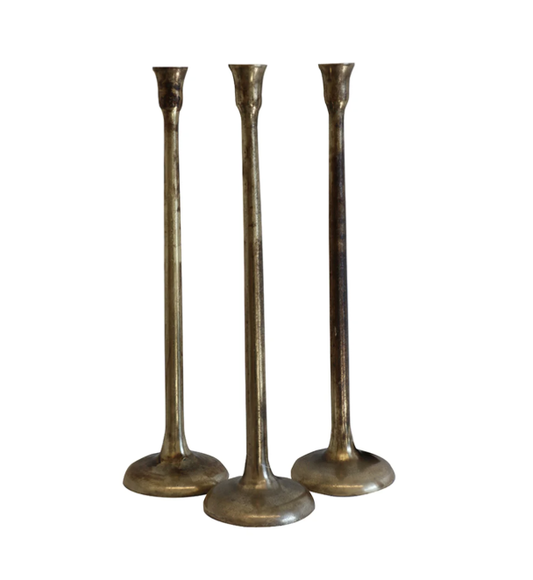 Haveli Candlestick | Antique Brass