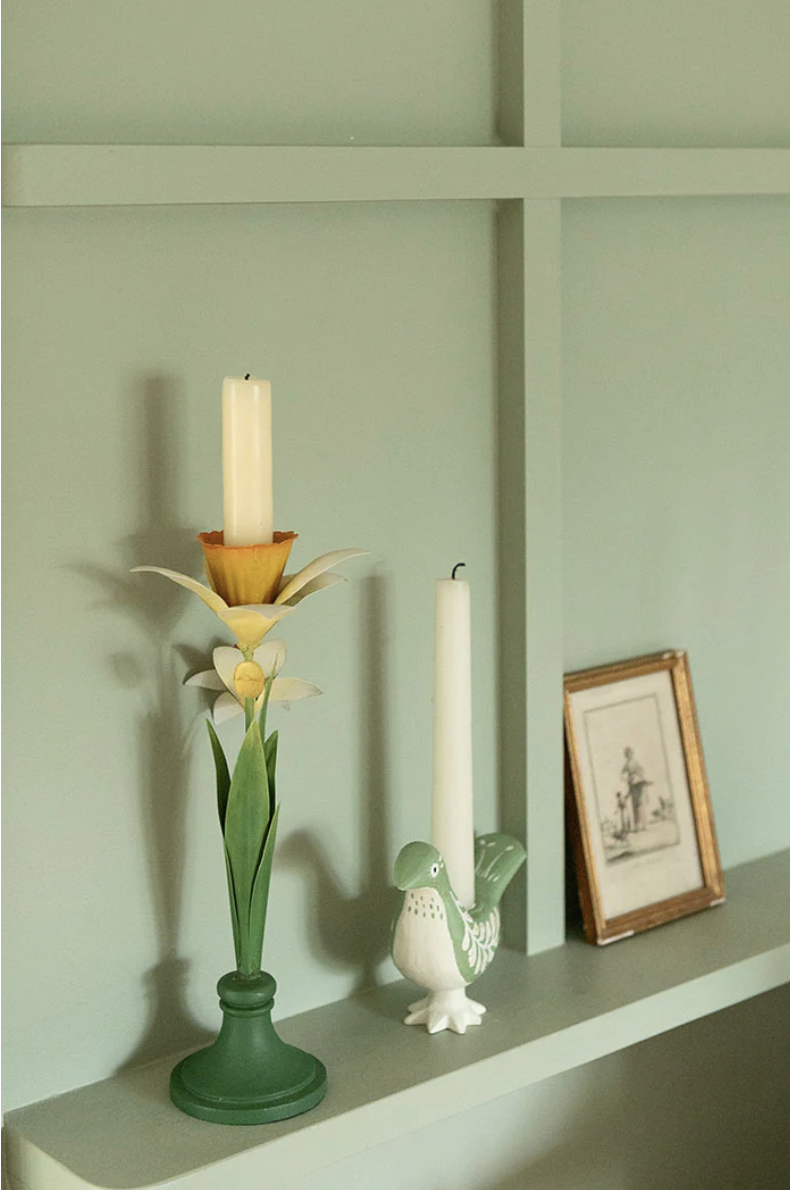 Daffodil Candle Holder Straw