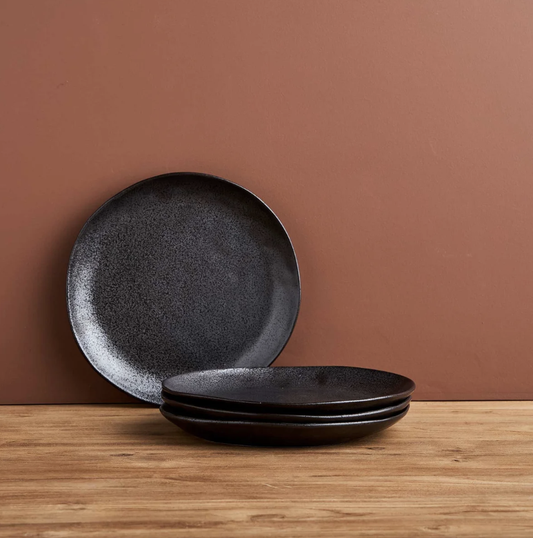 Earth Dinner Plate | Black | Set of 4