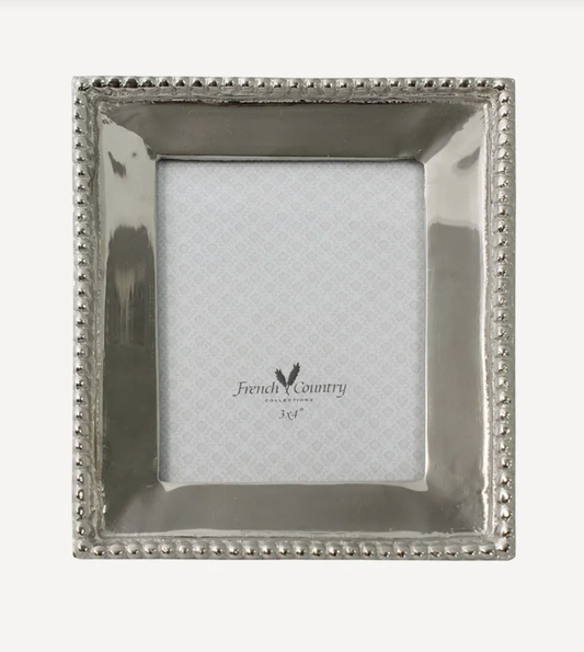 Beaded Nickel Photoframe