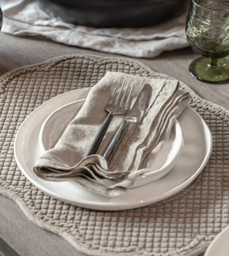 Quilted Placemat | Khaki