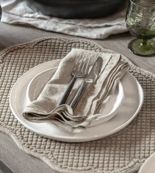 Quilted Placemat | Khaki