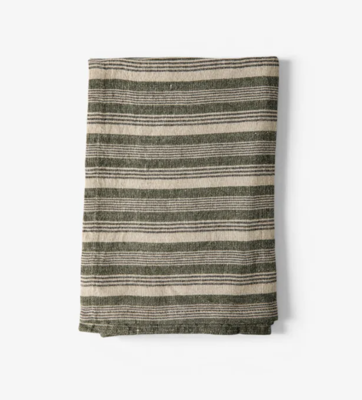 Atelier Stripe Teatowel | Green