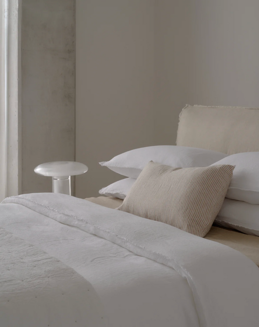 Hale Mercantile Flocca Linen Duvet Cover King